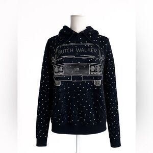 Butch Walker Tour Hoodie XS Black Gold Star Print Rare Show Only 2008 Tour Merch